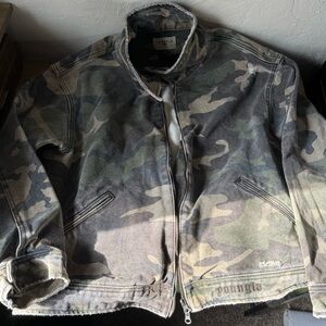 Youngla Camo Jean Jacket